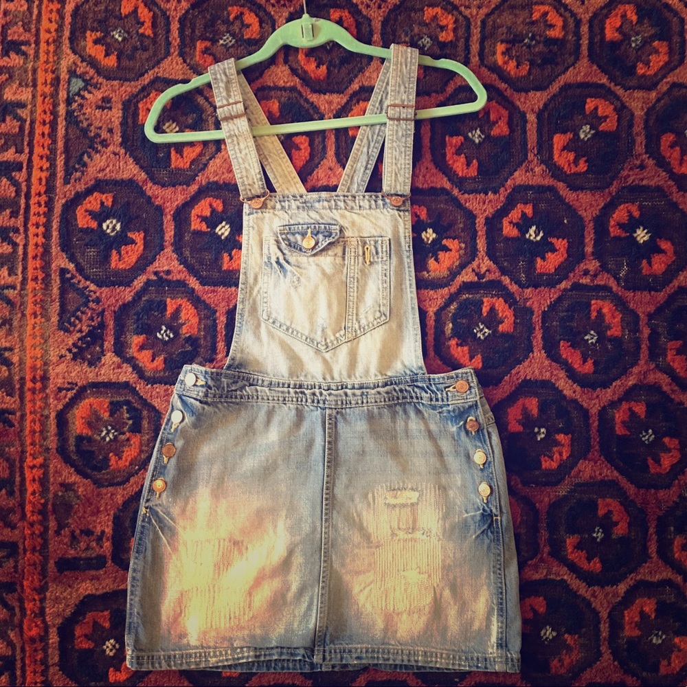 Divided jeans overall skirt